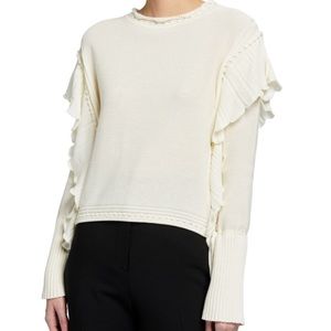 Rebeca Taylor Pointelle Quilt Pullover
